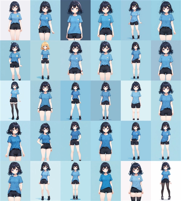 アニメ / イラスト系 モデルの違いによる出力イメージの比較 (SDXL 旧バージョンモデル):画像33