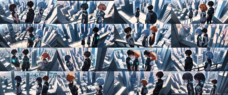 アニメ / イラスト系 モデルの違いによる出力イメージの比較 (SDXL 旧バージョンモデル):画像34