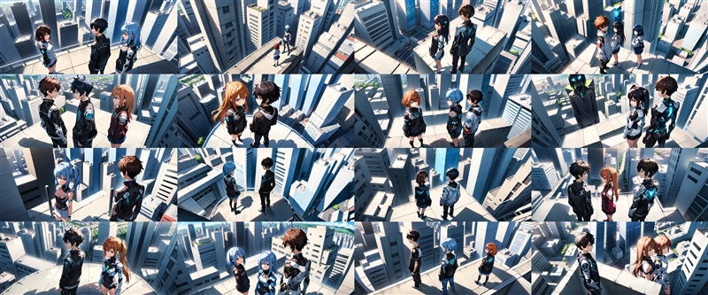 アニメ / イラスト系 モデルの違いによる出力イメージの比較 (SDXL 旧バージョンモデル):画像30