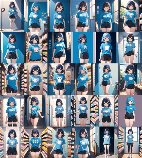アニメ / イラスト系 モデルの違いによる出力イメージの比較 (SDXL):画像6