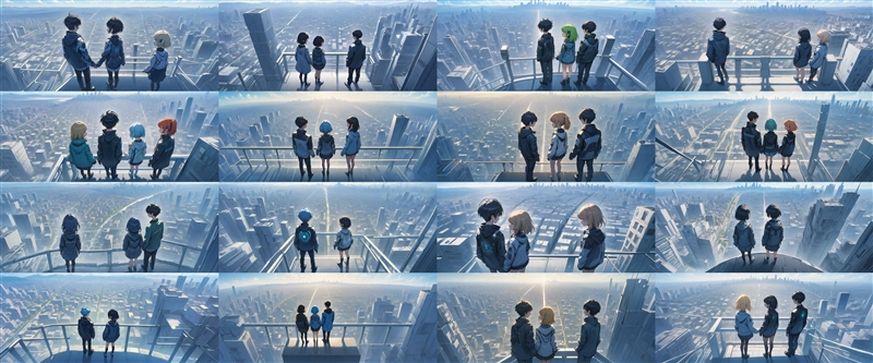 アニメ / イラスト系 モデルの違いによる出力イメージの比較 (SDXL 旧バージョンモデル):画像18