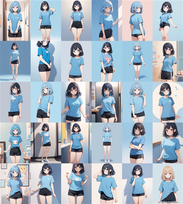アニメ / イラスト系 モデルの違いによる出力イメージの比較 (SDXL 旧バージョンモデル):画像202