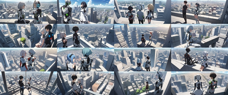 アニメ / イラスト系 モデルの違いによる出力イメージの比較 (SDXL 旧バージョンモデル):画像203