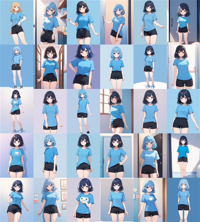 アニメ / イラスト系 モデルの違いによる出力イメージの比較 (SDXL 旧バージョンモデル):画像198