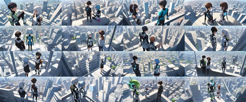 アニメ / イラスト系 モデルの違いによる出力イメージの比較 (SDXL 旧バージョンモデル):画像199