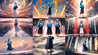 1344×768 - Animagine XL v4.0 の画像サイズの違いによる生成画像の比較:画像13