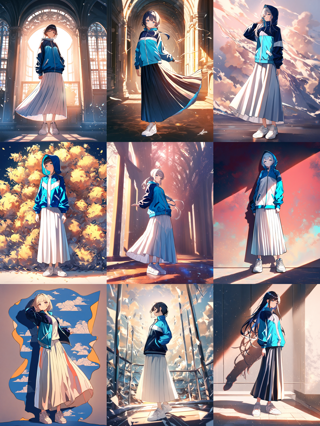 960×1280 - Animagine XL v4.0 の画像サイズの違いによる生成画像の比較:画像50