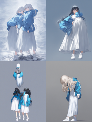 2400×3192 - Illustrious XL v1.0 / v1.1 の画像サイズの違いによる生成画像の比較:画像40