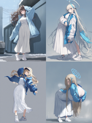 2160×2872 - Illustrious XL v1.0 / v1.1 の画像サイズの違いによる生成画像の比較:画像19