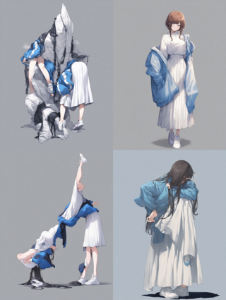 2400×3192 - Illustrious XL v1.0 / v1.1 の画像サイズの違いによる生成画像の比較:画像20