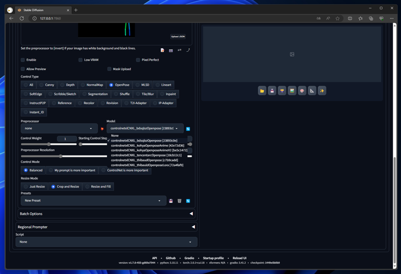 ControlNet OpenPoseモデルによる出力の違い:画像4