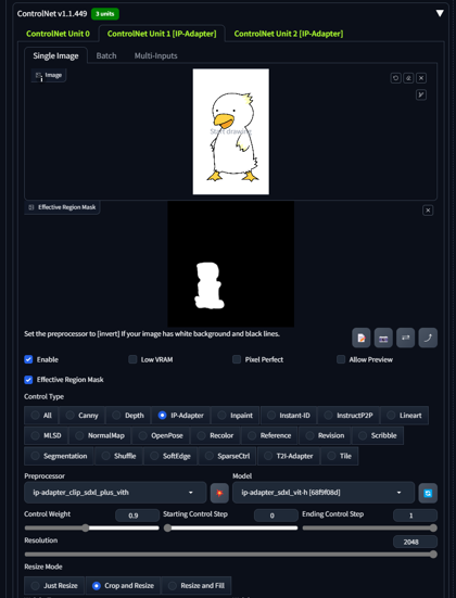 指定したデザインのキャラクター(人型でないキャラクター)を描画生成する - IP-Adapterを利用:画像7