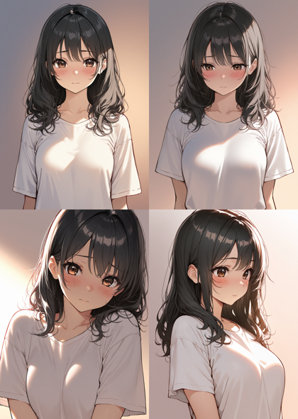 Illustrious派生モデルで、Animagine v3.0 の画風で画像生成したい:画像4