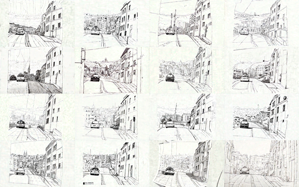 Weight:1.0 - ラフ画像をクリンナップ / ペン入れする (背景・風景シーン):画像17