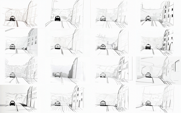 Weight:1.0 - ラフ画像をクリンナップ / ペン入れする (背景・風景シーン):画像5