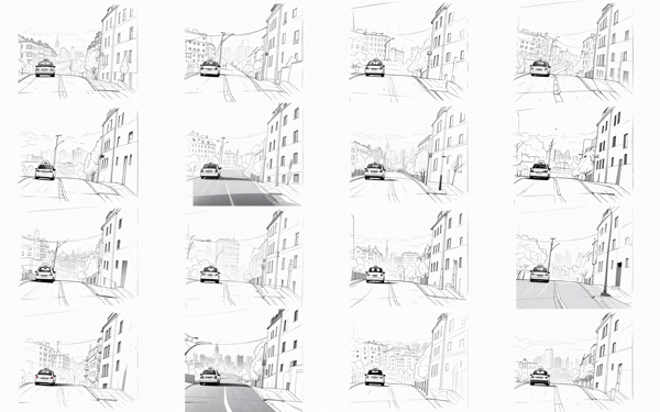 Weight:1.0 - ラフ画像をクリンナップ / ペン入れする (背景・風景シーン):画像19