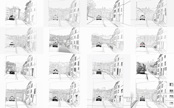 ラフ画像をクリンナップ / ペン入れする (背景・風景シーン):画像33