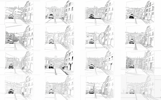 ラフ画像をクリンナップ / ペン入れする (背景・風景シーン):画像34