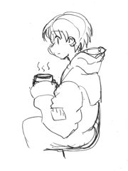 カラーラフからクリンナップされたイラストを生成する:画像1