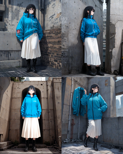 Sampling method:Euler a, Schdule type:Laplace - 特定のモデルで DPM 系のサンプリングメソッドを使用して画像生成すると にじみ模様のノイズがある画像が生成される:画像6