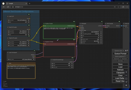 ComfyUI を利用して Stable Diffusion 3.5 で画像を生成する:画像6