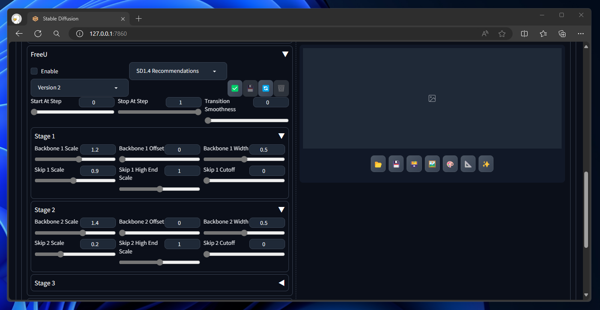 Stable Difusion Web UI に FreeU をインストールする - sd-webui-freeu のインストール:画像9