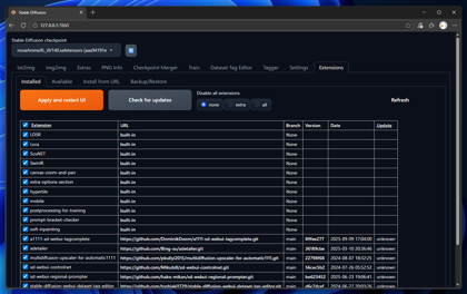 Ultimate SD Upscale extension をインストールする (WebUI A1111 / ComfyUI):画像2