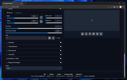 Ultimate SD Upscale extension をインストールする (WebUI A1111 / ComfyUI):画像8