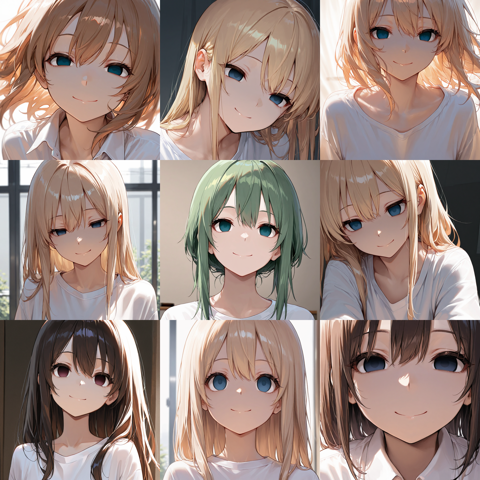 瞳ハイライトなし - 目のハイライトを描画しないプロンプト、画像生成結果:画像6