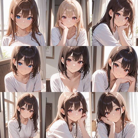 瞳の指定なし - 目のハイライトを描画しないプロンプト、画像生成結果:画像7