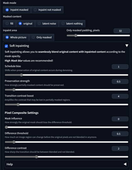 Stable Diffusionで見切れた部分の画像を生成する - img2img Inpainting によるOutpainting:画像22