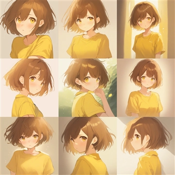 Prompt4:pixiv, kawaii, -3d - SDXLのイラストモデルでもっとデフォルメされた絵柄で出力したい:画像9