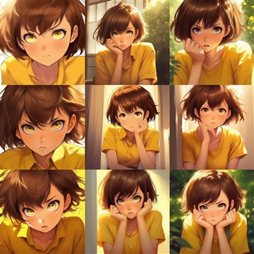 Prompt4:pixiv, kawaii, -3d - SDXLのイラストモデルでもっとデフォルメされた絵柄で出力したい:画像17