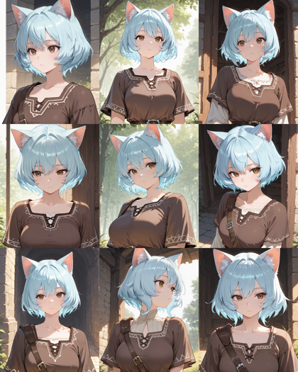 Prefect Illustrious v4.0 - 猫耳、動物の耳のキャラクターを表現するプロンプト、画像生成結果:画像5