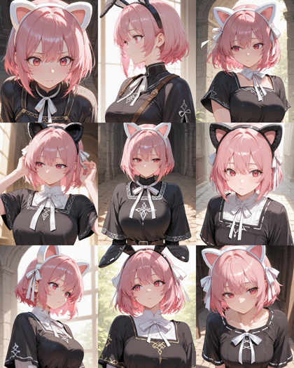 Prefect Illustrious v4.0 - 猫耳、動物の耳のヘッドバンドを表現するプロンプト、画像生成結果:画像5