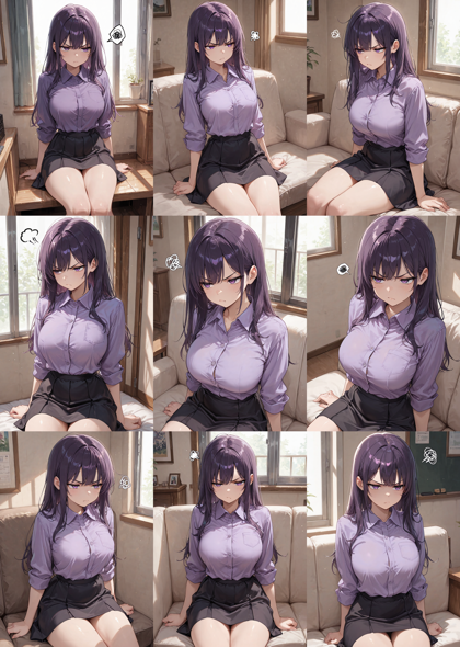 Nova Anime XL v16.0 - 腕をまっすぐに下ろしているポーズのプロンプト、画像生成結果:画像2