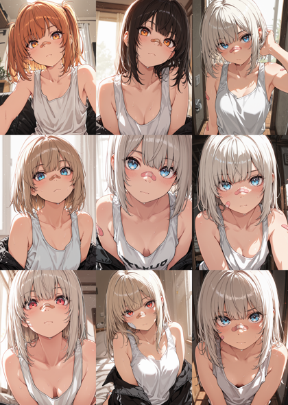 HakushiMix v1.41 - 絆創膏を貼っているキャラクターを表現するプロンプト、画像生成結果:画像5