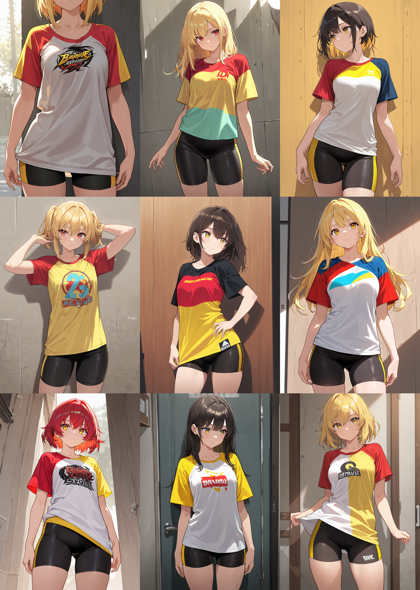 AnzaToonMix v4.0 - スパッツを表現するプロンプト、画像生成結果:画像7