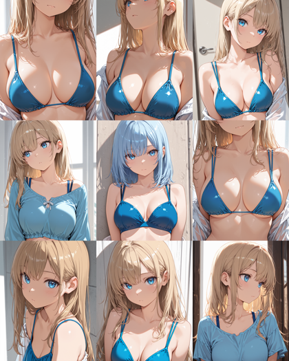 AlcAI - AnimeHaven Awakening - v30 - ビキニの水着でトップスのストラップが首の後ろを回らないデザイン（ホルターネックでないデザイン）で表現するプロンプト、画像生成結果:画像6