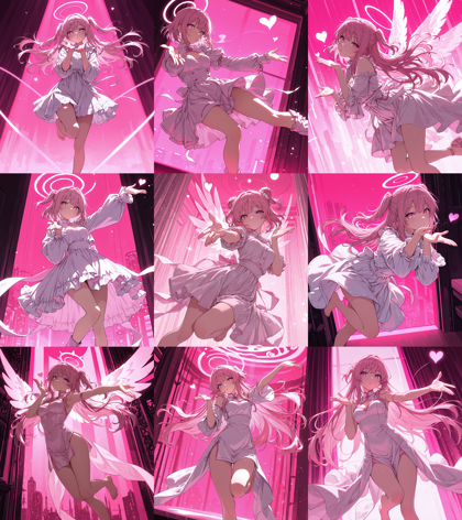 Hakushi Mix v1.41 - 投げキッス / 投げキス のポーズを表現するプロンプト、画像生成結果:画像16