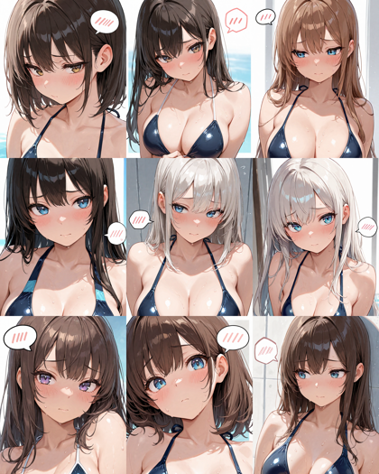 Nova Anime XL v18.0 - 頬の赤み、赤面の表情を表現するプロンプト:画像14