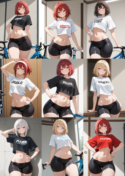 Unholy Desire Mix - Sinister v7.0 - 下腹部がぽっちゃりしているキャラクターを表現するプロンプト、画像生成結果:画像13