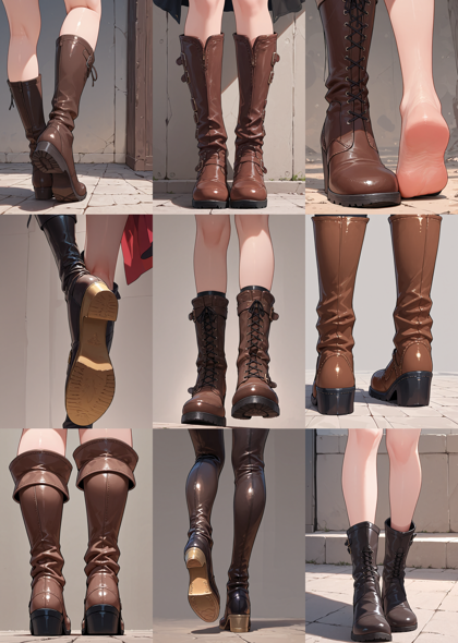 7th anime XL-IL B - ブーツを履いているキャラクターのプロンプト、画像生成結果:画像6