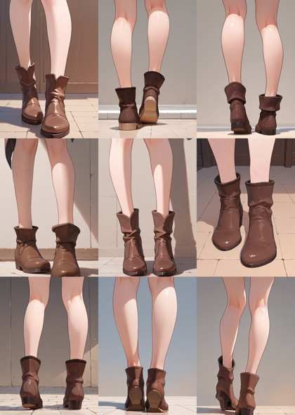 7th anime XL-IL B - ブーツを履いているキャラクターのプロンプト、画像生成結果:画像12