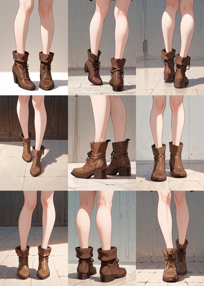 Nova Anime XL v12.5 - ブーツを履いているキャラクターのプロンプト、画像生成結果:画像8