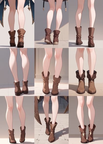 WAI-illustrious-SDXL v15.0 - ブーツを履いているキャラクターのプロンプト、画像生成結果:画像7