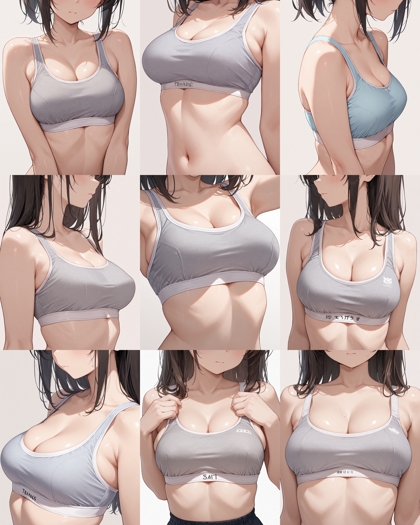 Nova Anime XL v14.0 - ブラジャーのレースを表現しないプロンプト、画像生成結果:画像6