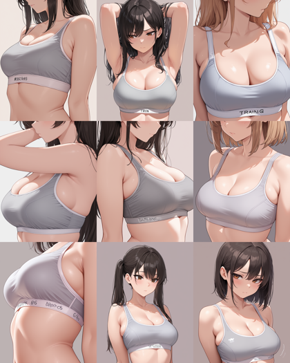 Prefect illustrious XL v5 - ブラジャーのレースを表現しないプロンプト、画像生成結果:画像7