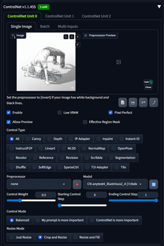ブリッジのポーズを表現するプロンプト、画像生成結果:画像11