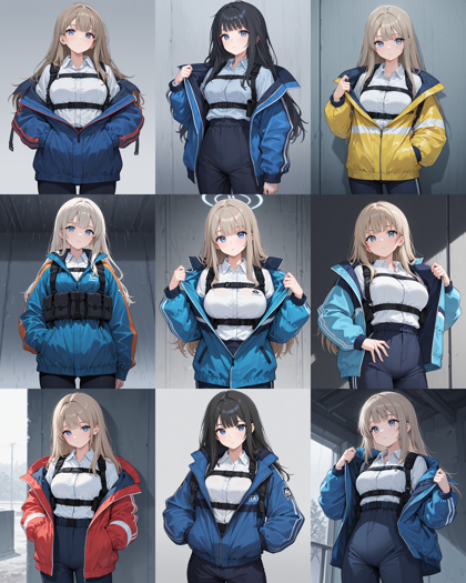 SteinIllustrious v16 - 胸の上下にベルトをしているコスチュームを表現するプロンプト、画像生成結果:画像4